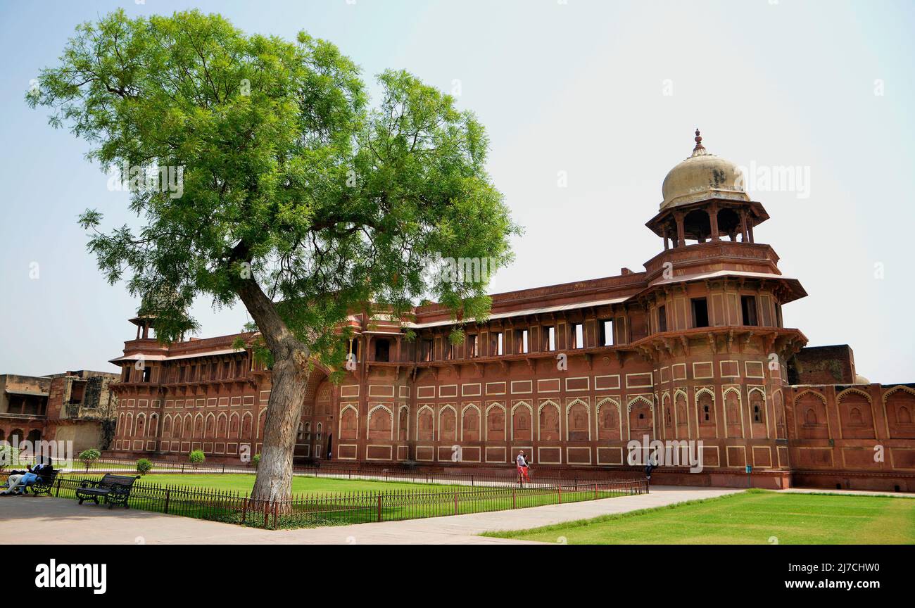 fortaleza India medieval en Agra, India Foto de stock
