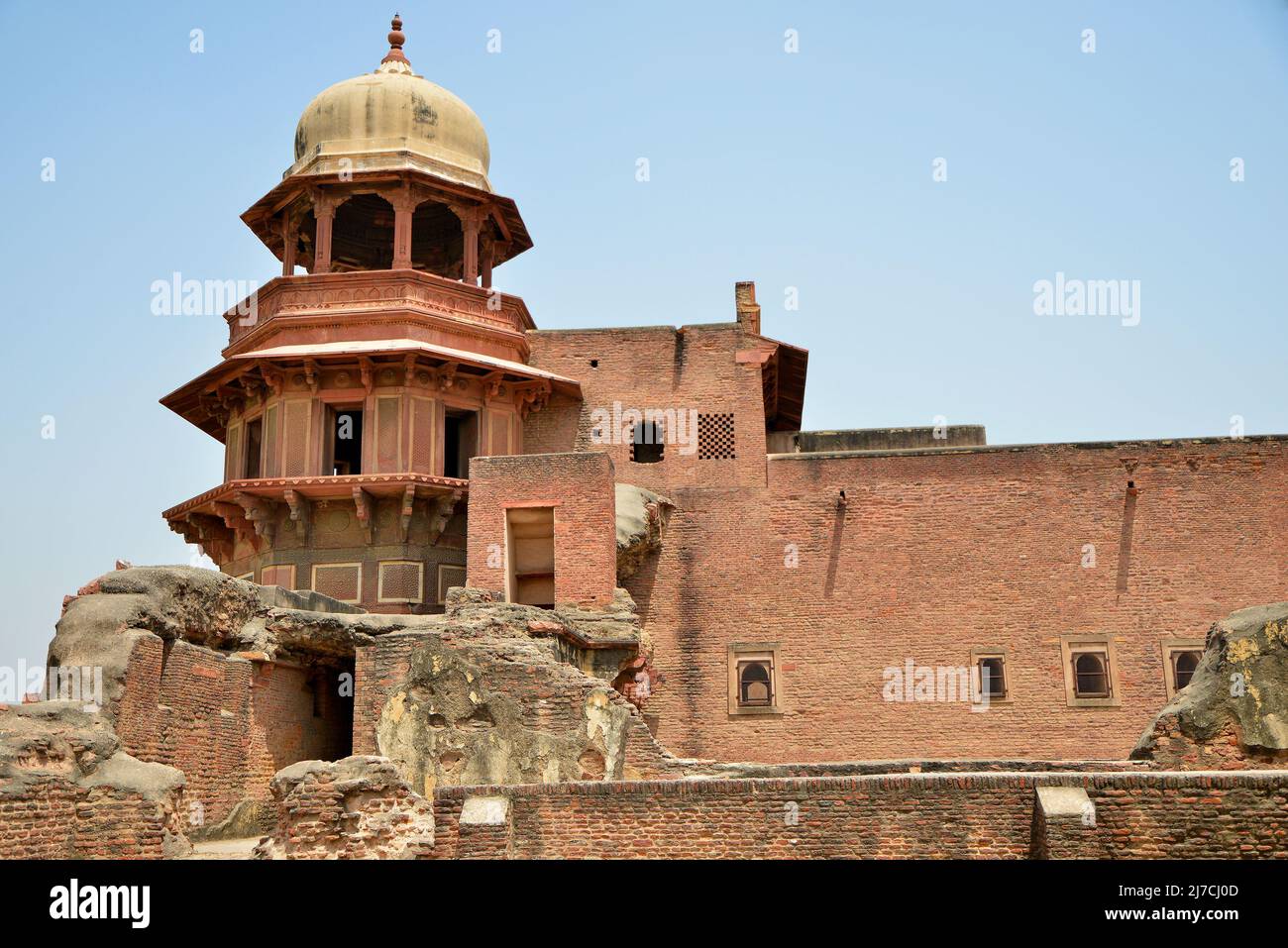 Antigua Agra Fort, India Foto de stock
