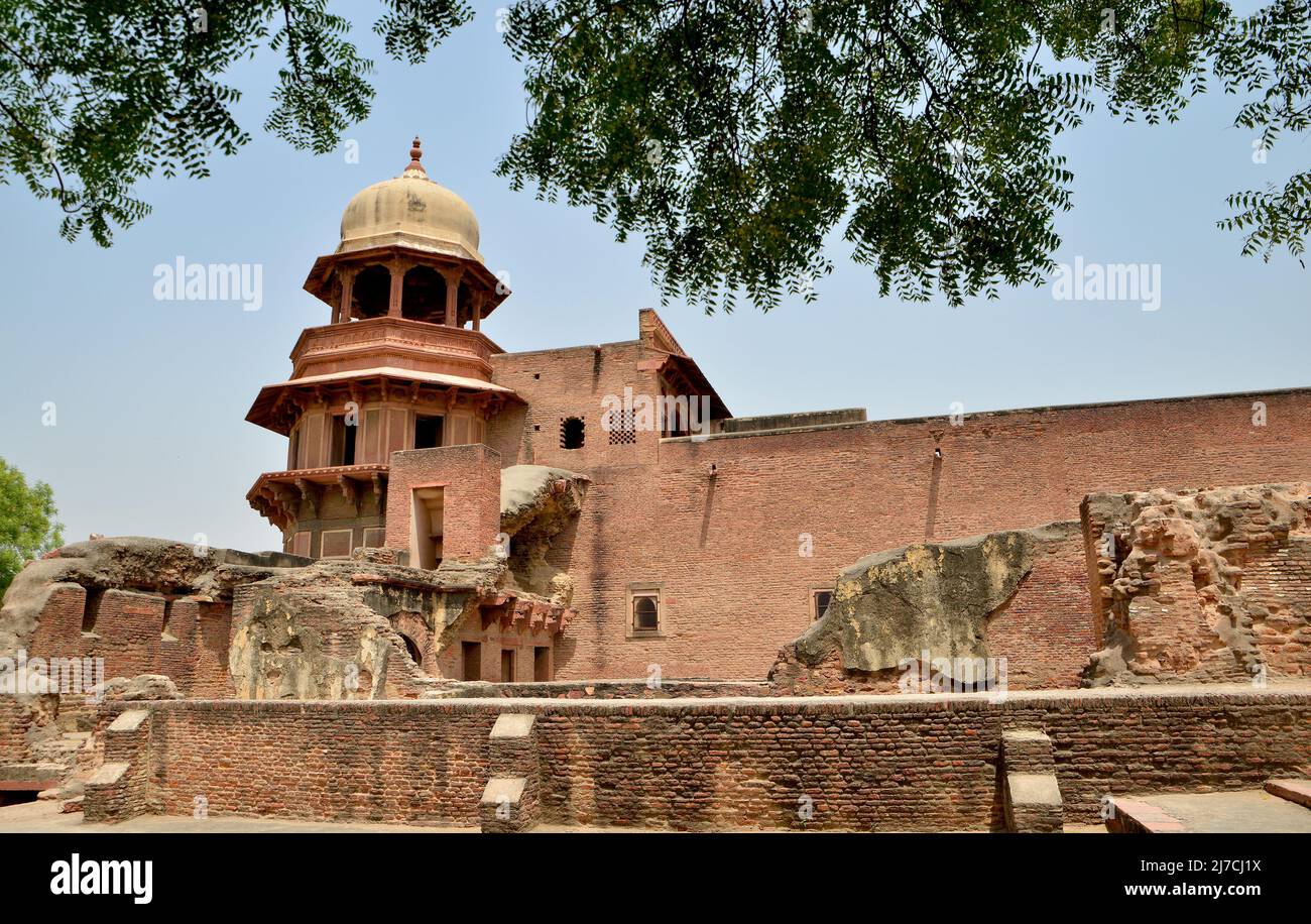 Antigua Agra Fort, India Foto de stock