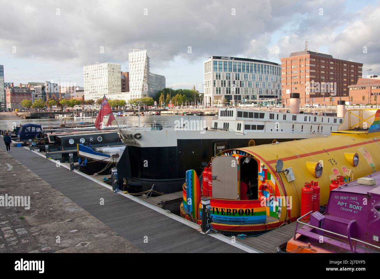 Albert Dock, Liverpool, Merseyside Foto de stock