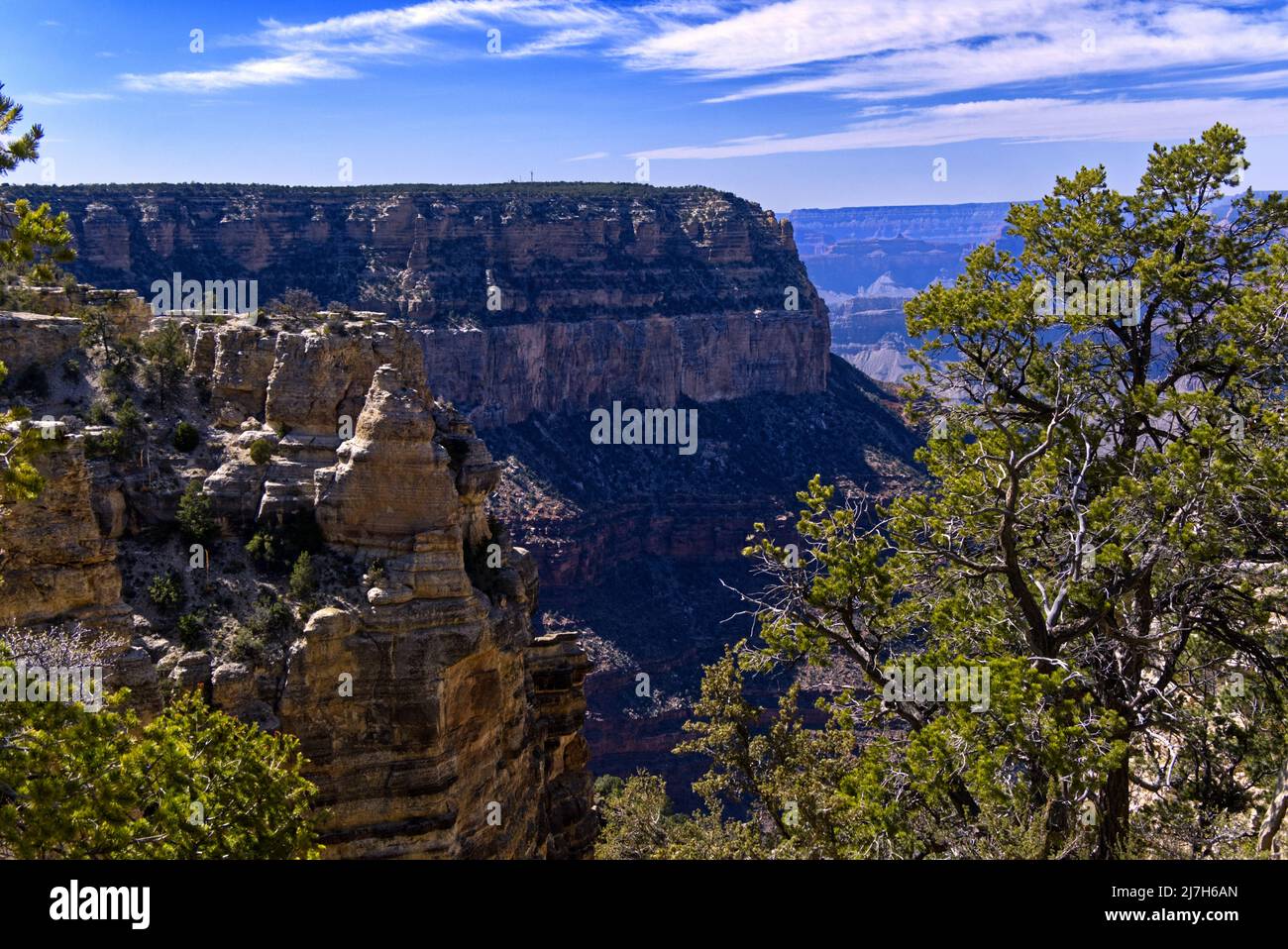 Grand Canyon - Rim Trail Foto de stock