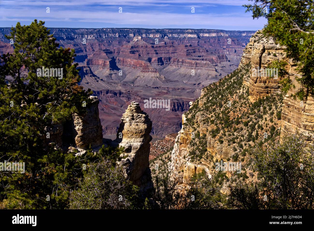 Grand Canyon - Rim Trail Foto de stock