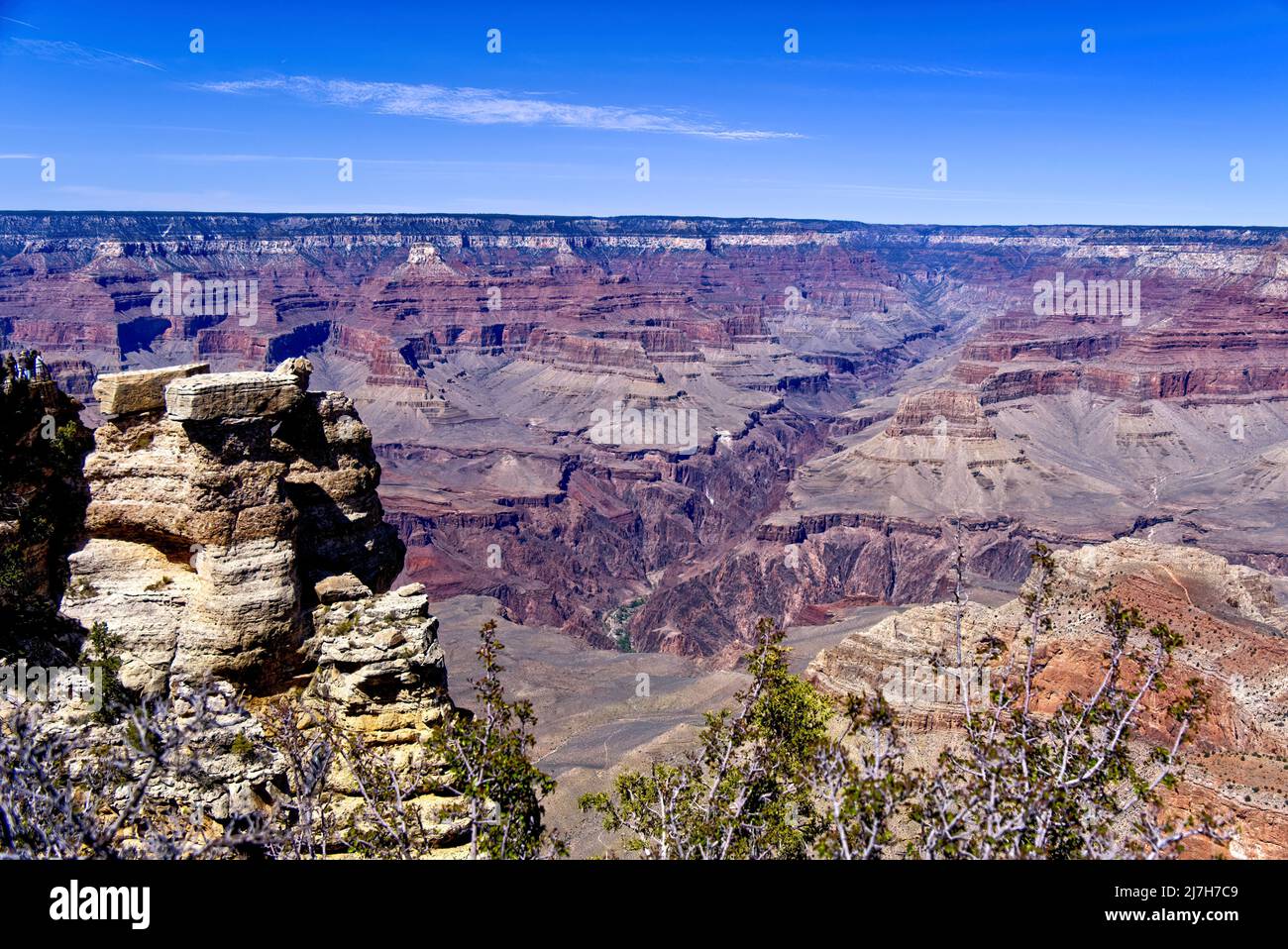 Grand Canyon - Mather Point Foto de stock