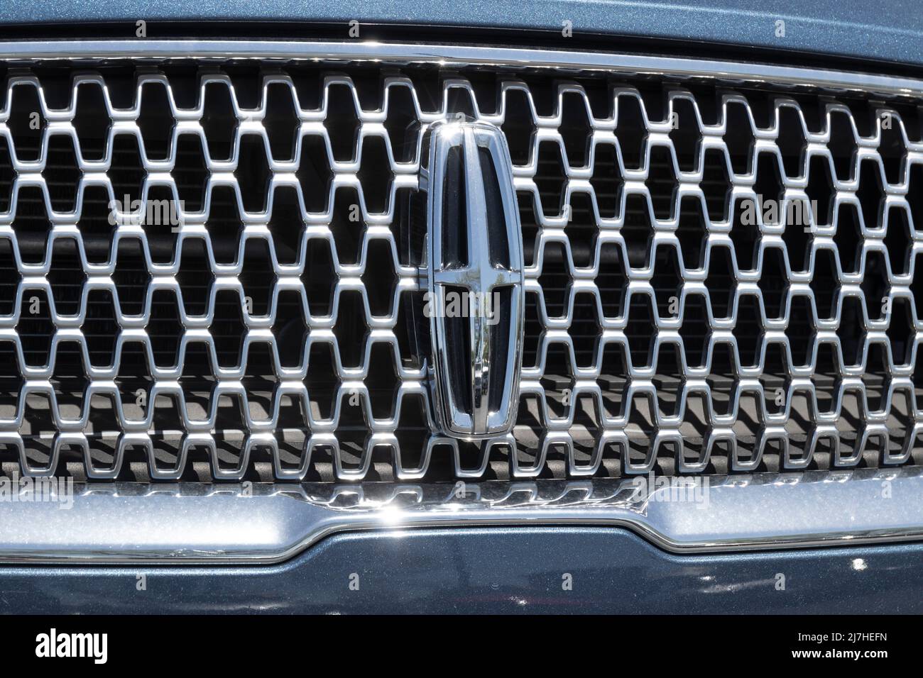 Pescadores Circa Mayo 2022 Lincoln auto y logo SUV. Lincoln es la