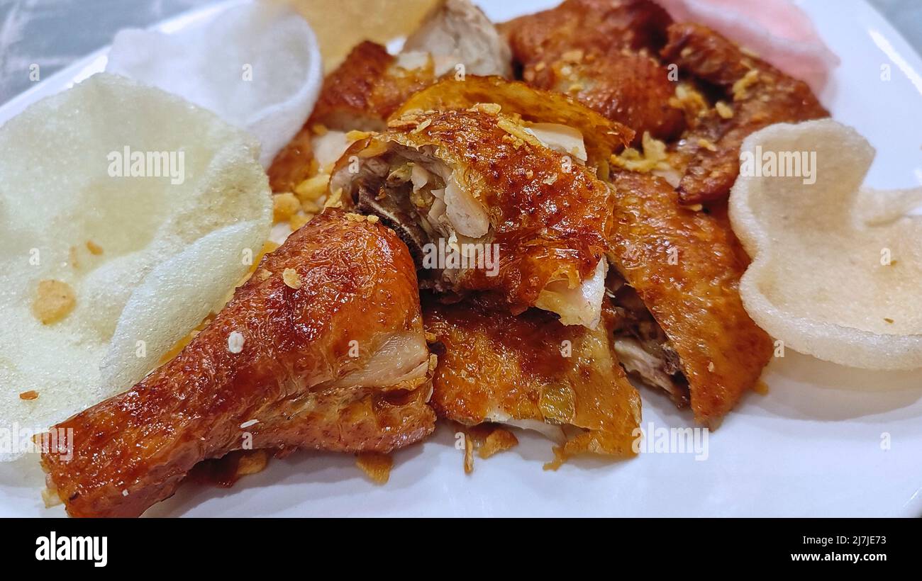 Pollo frito crujiente chino, primo chino. Foto de stock