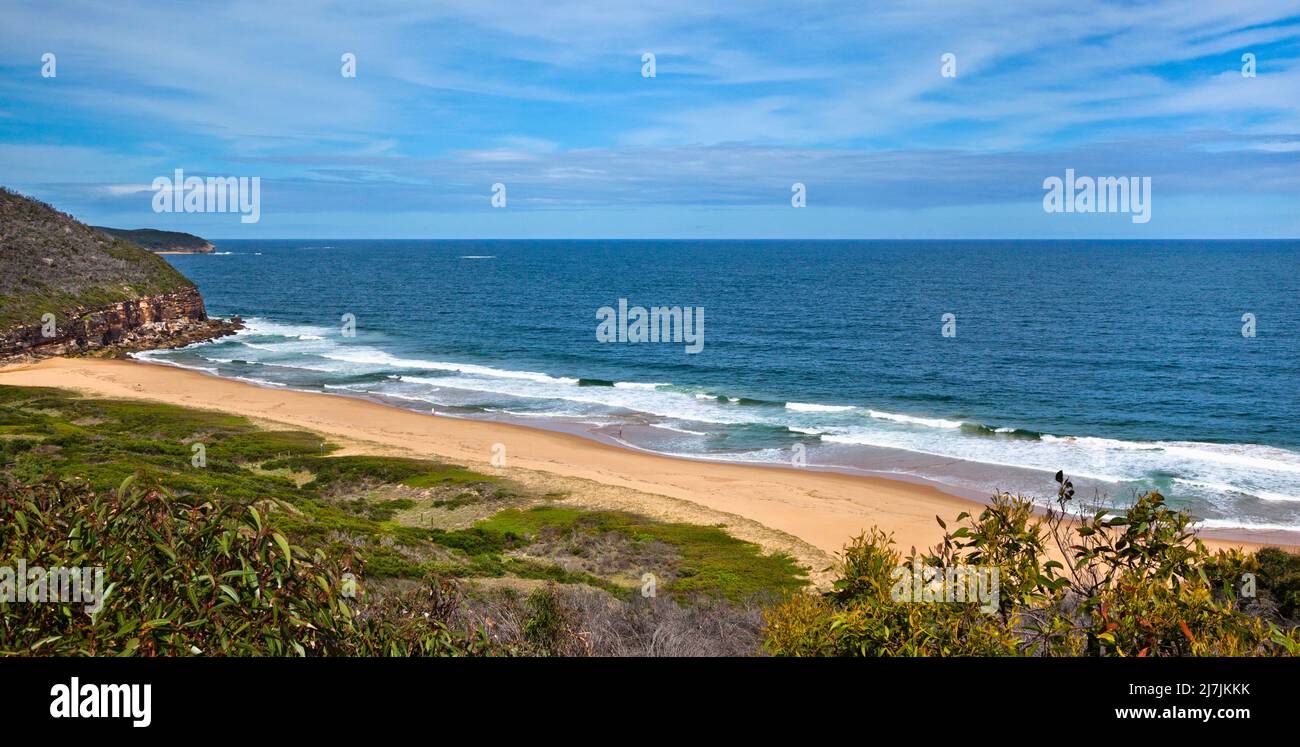 Australia, Nueva Gales del Sur, Costa Central, Parque Nacional Bouddi, playa de Tallow Foto de stock