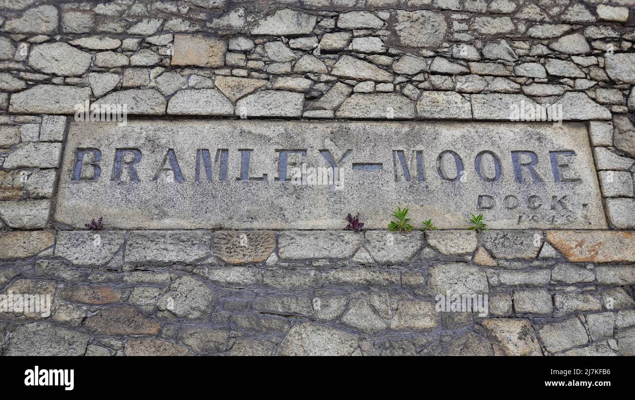 Bramley- Moore Dock, Liverpool, Merseyside, Reino Unido Foto de stock