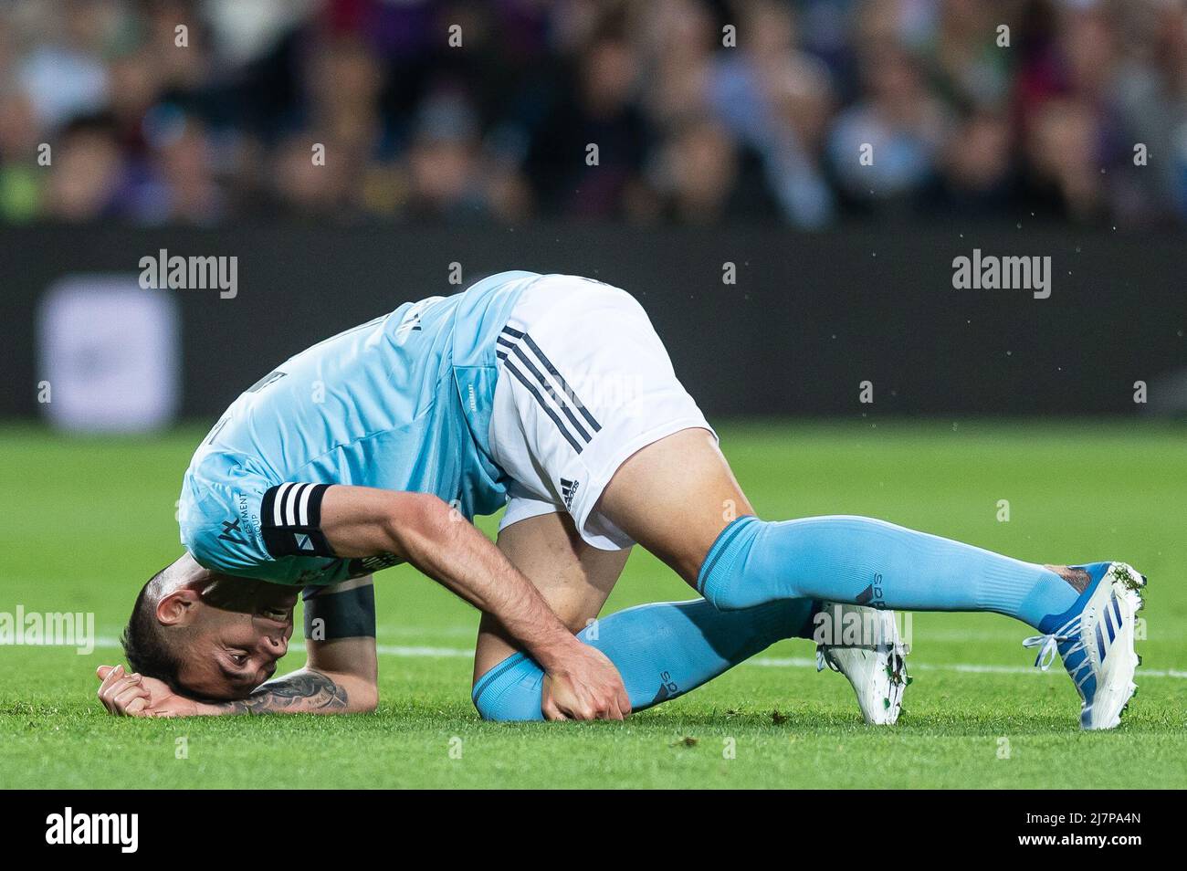 Barcelona, España. 10/05/2022, , Iago ASPAs de Celta de Vigo durante el partido de Liga entre el FC Barcelona y el Real Celta de Vigoat Camp Nou en Barcelona, España. Foto de stock