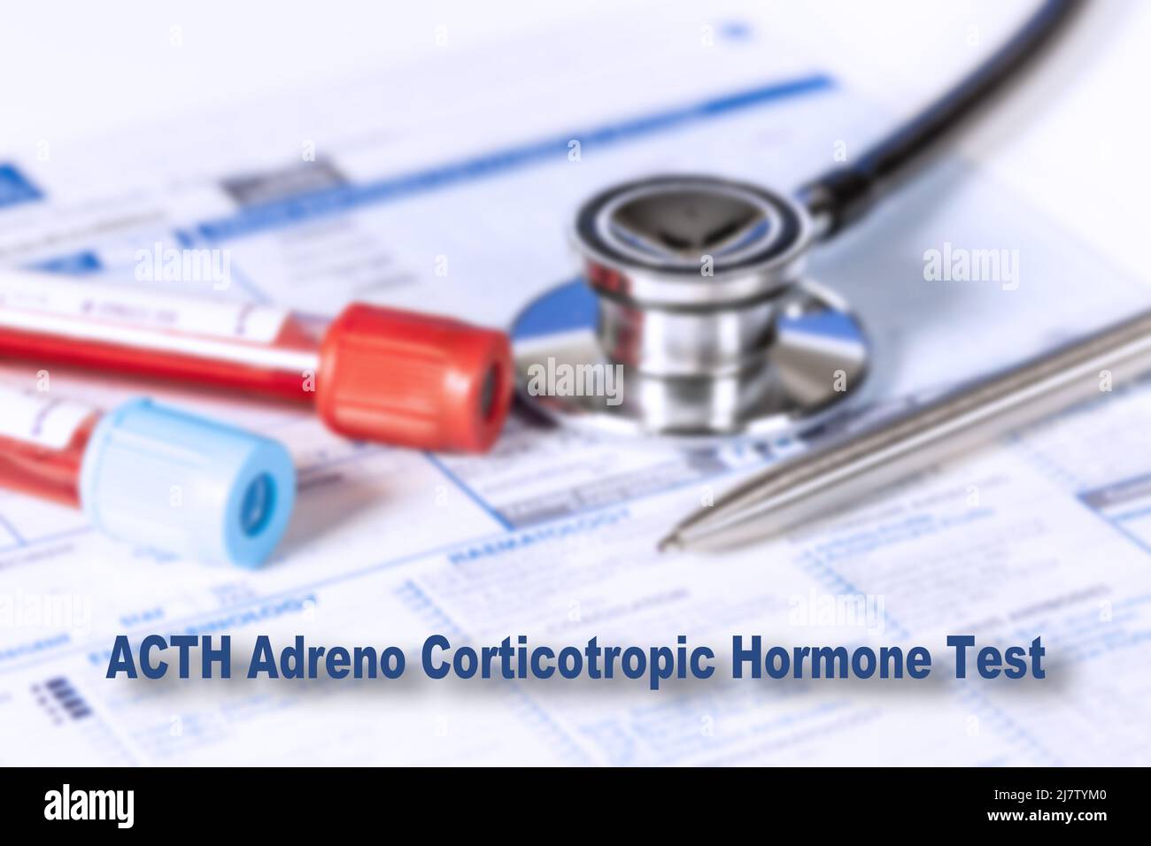 ACTH Adreno Prueba de hormona corticotrópica Concepto médico. Lista de exámenes médicos con ACTH Adreno Prueba de hormona corticotrópica Concepto médico. Lista de exámenes médicos con