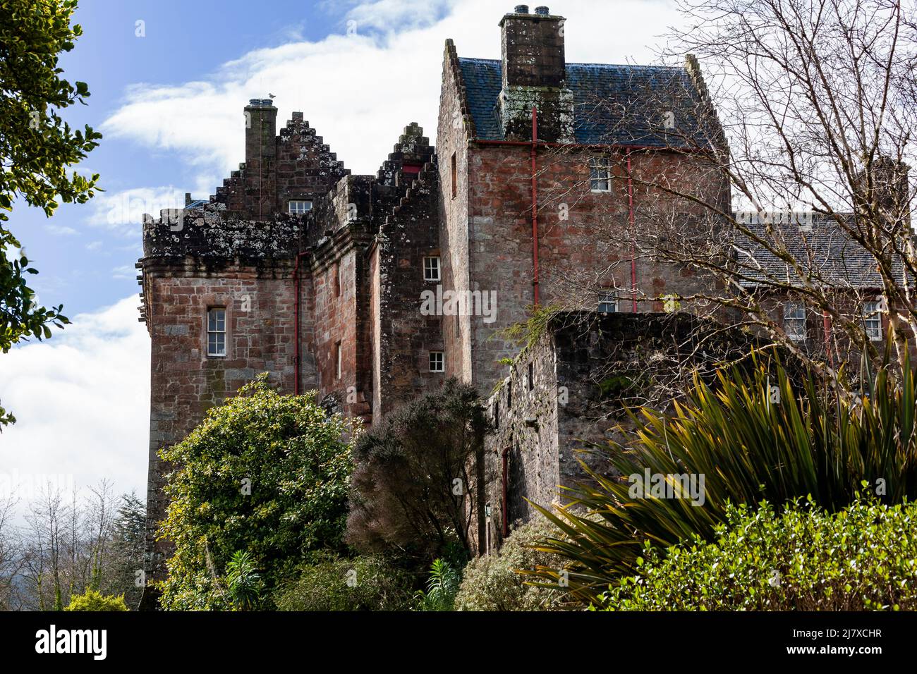 Castillo de Brodick, Isla de Arran, Ayrshire, Escocia, Reino Unido Foto de stock