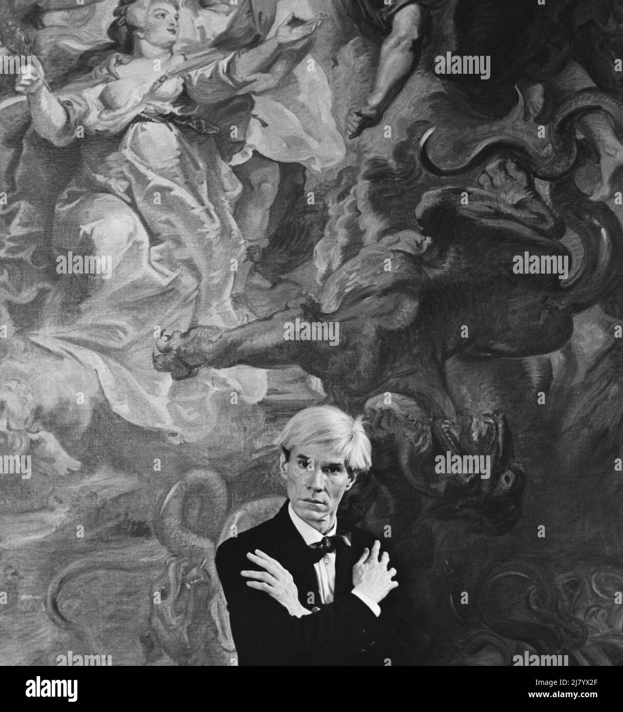 Andy Warhol, 1982 Foto de stock