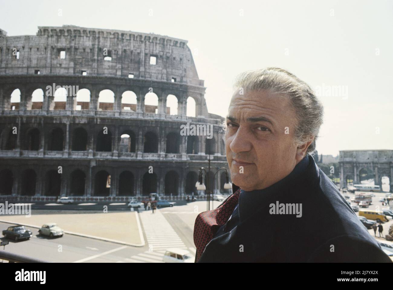 Federico Fellini, director de cine italiano Foto de stock