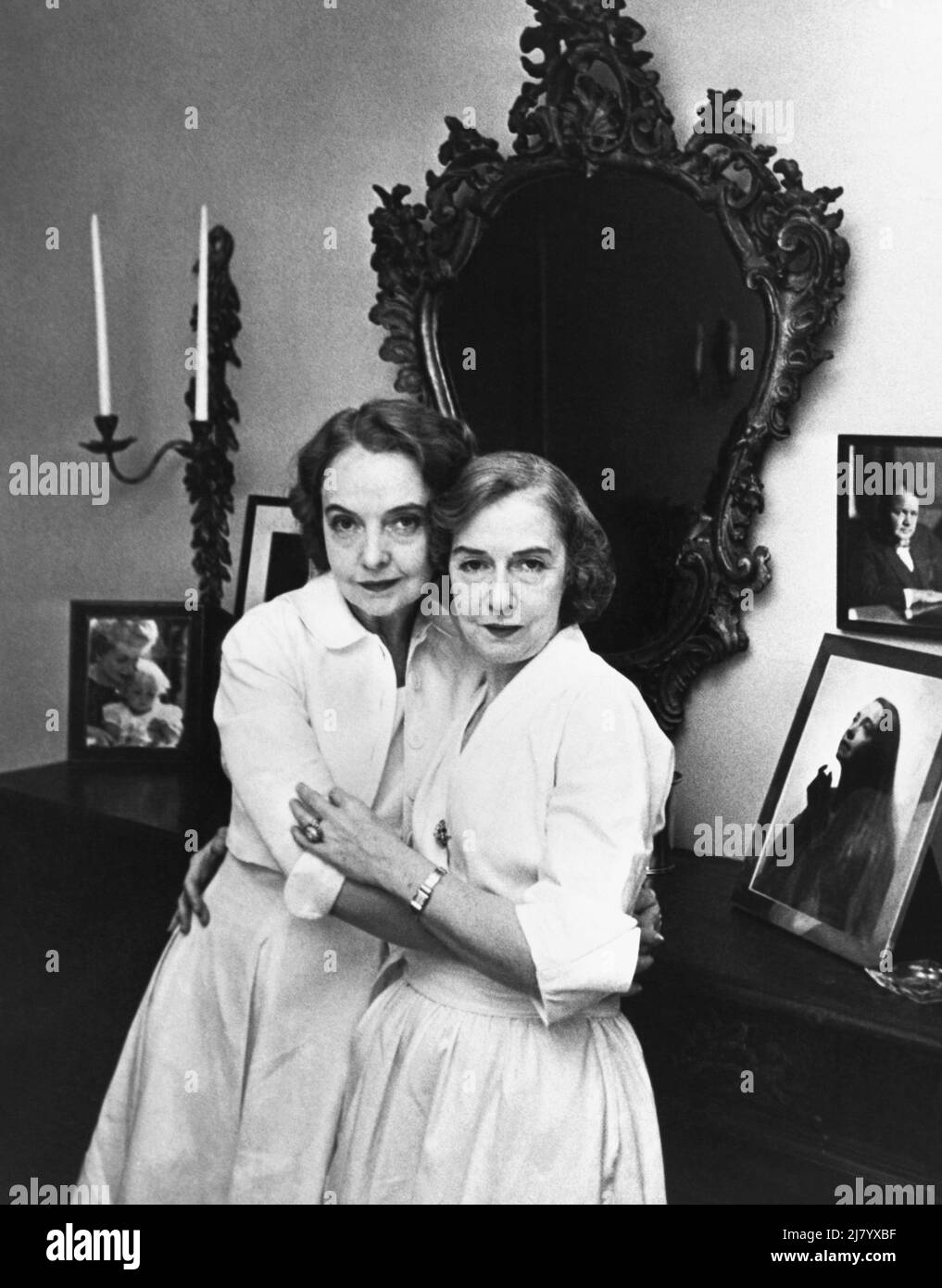 Las Hermanas Gish, 1954 Foto de stock