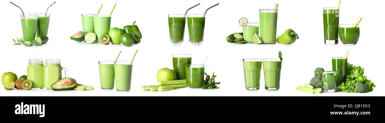 Jugo verde Imágenes vectoriales de stock - Alamy