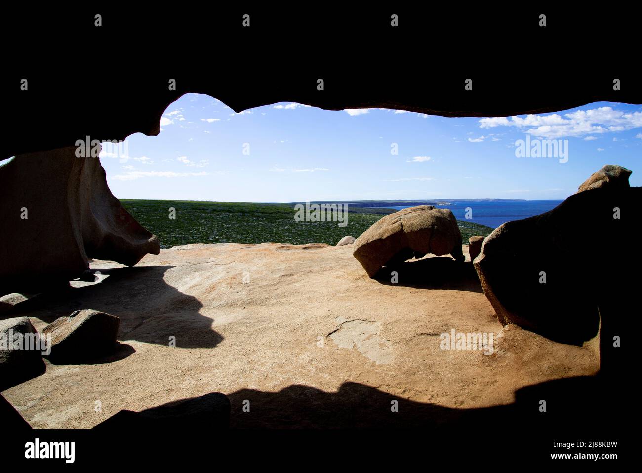 Remarkable Rocks - Isla Canguro - Australia Foto de stock