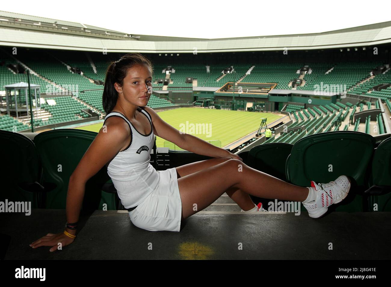 Foto del archivo fechada el 10-05-2010 de Laura Robson haciendo una aparición en Wimbledon. Laura Robson, ex número uno británica, anuncia su retiro del tenis. Fecha de emisión: Lunes 16 de mayo de 2022. Foto de stock