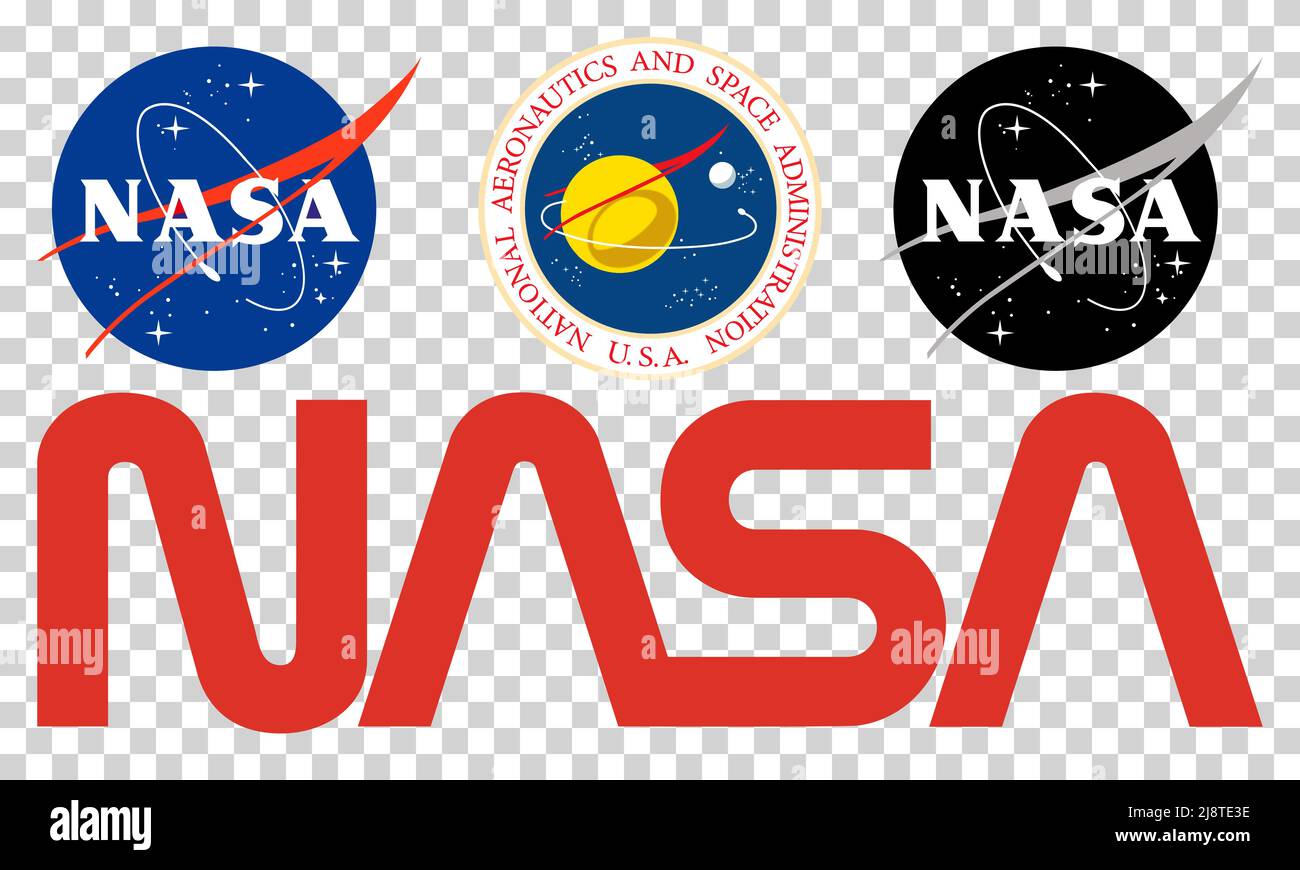 Pegatinas coleccionables con el logotipo de albóndigas y gusanos de la NASA