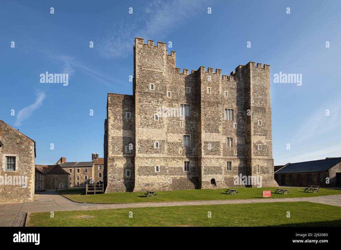 Castillo de Dover, Kent, Reino Unido Foto de stock