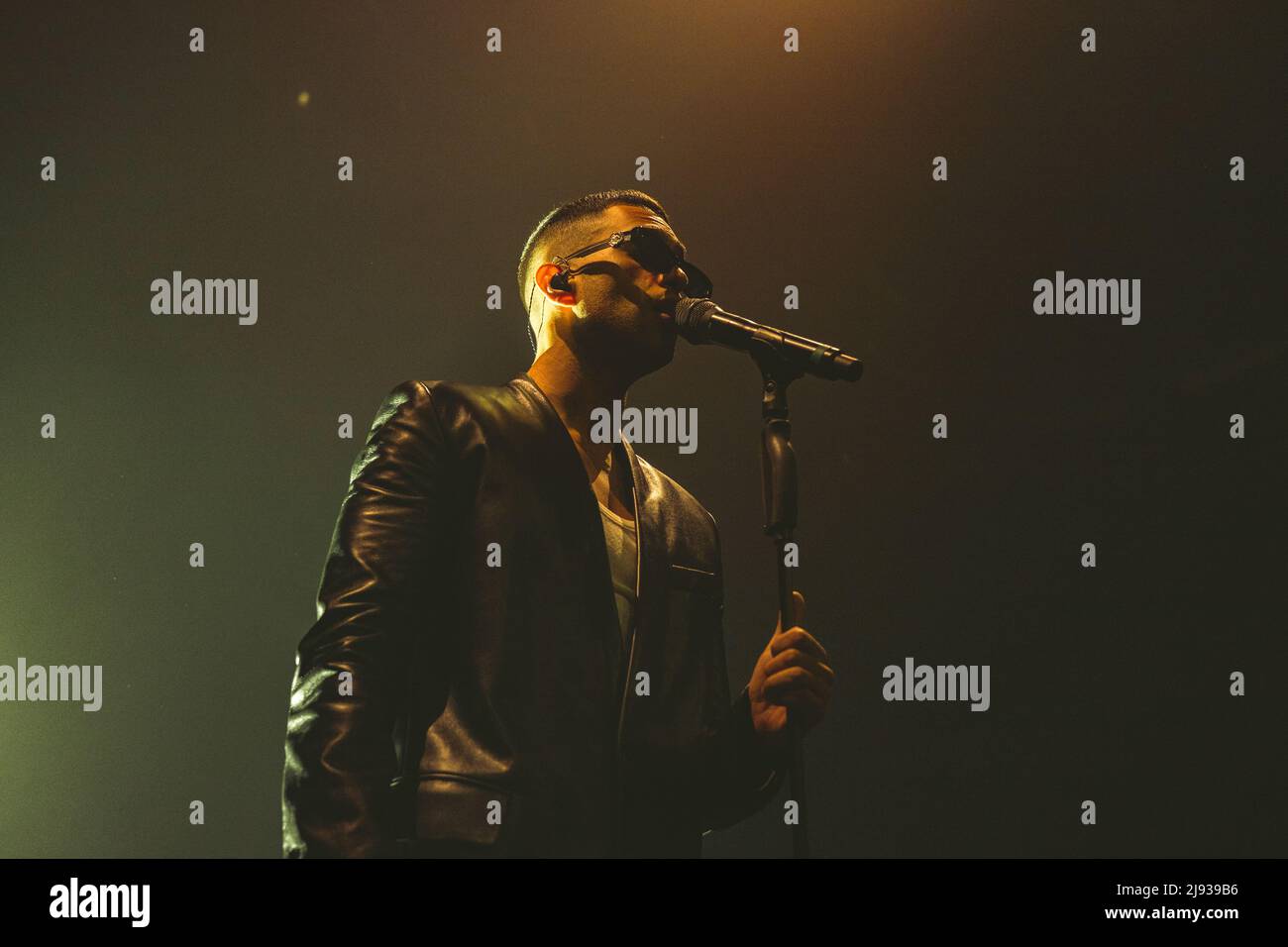 18/05/2022 - Cantante italiano MAHMOOD tocando en vivo en Alcatraz Milano, Italia Foto de stock