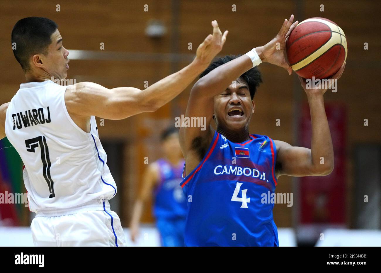 Juegos del Sudeste Asiático - Baloncesto 5x5 - Tailandia contra Camboya -  Thanh Tri Gymnasium, Hanoi, Vietnam - 20 de