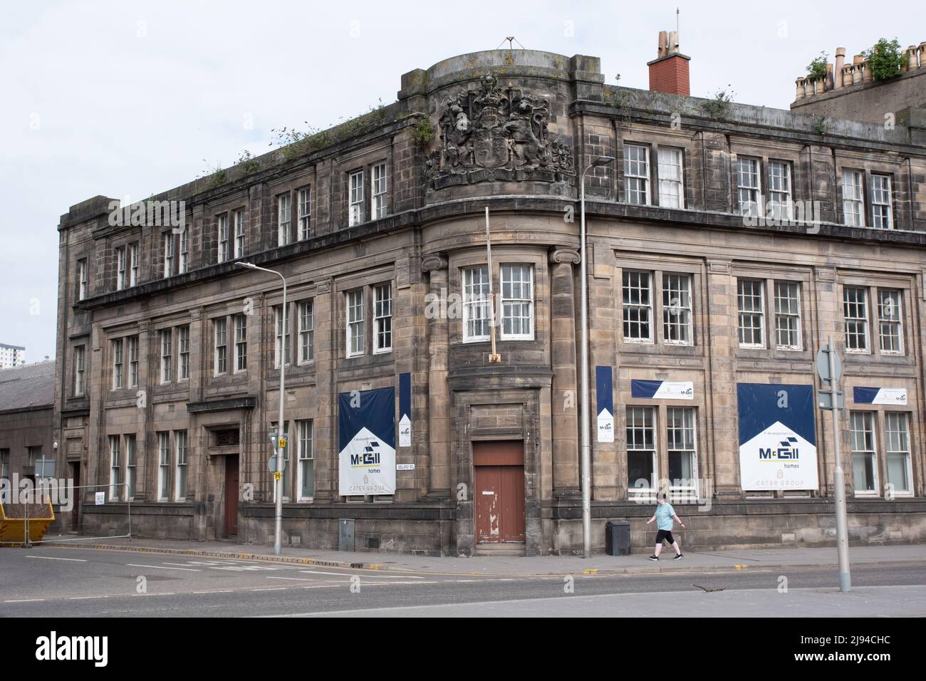 El antiguo centro de trabajo Dundee Foto de stock