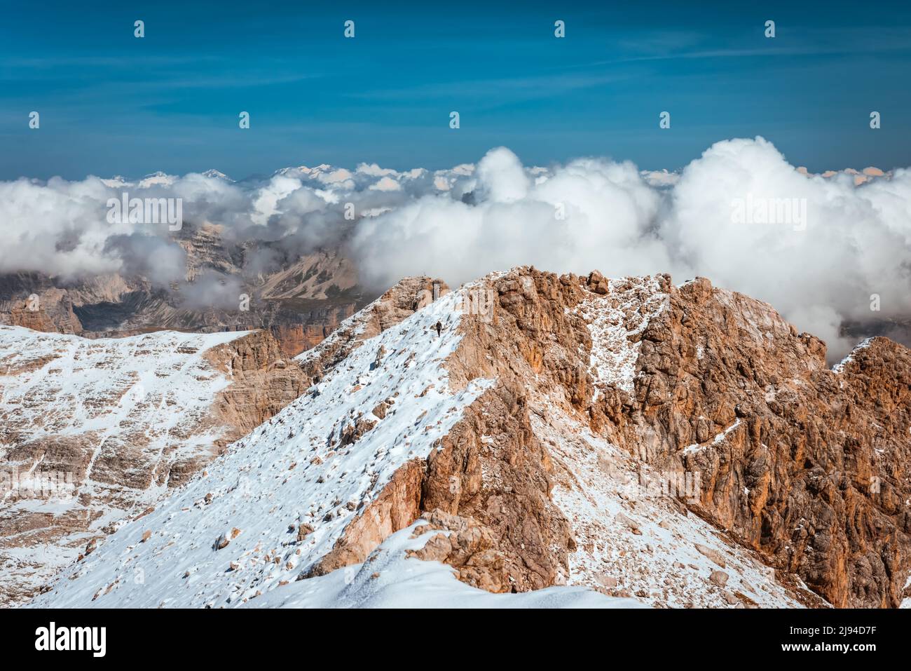 Sella Ronda las montañas Dolomitas Italia Foto de stock