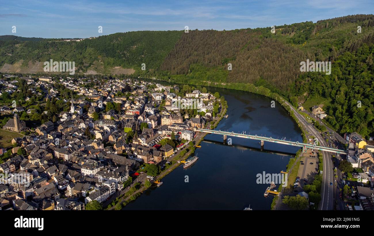 Traben-Trarbach, Valle del río Mosela, Alemania Foto de stock