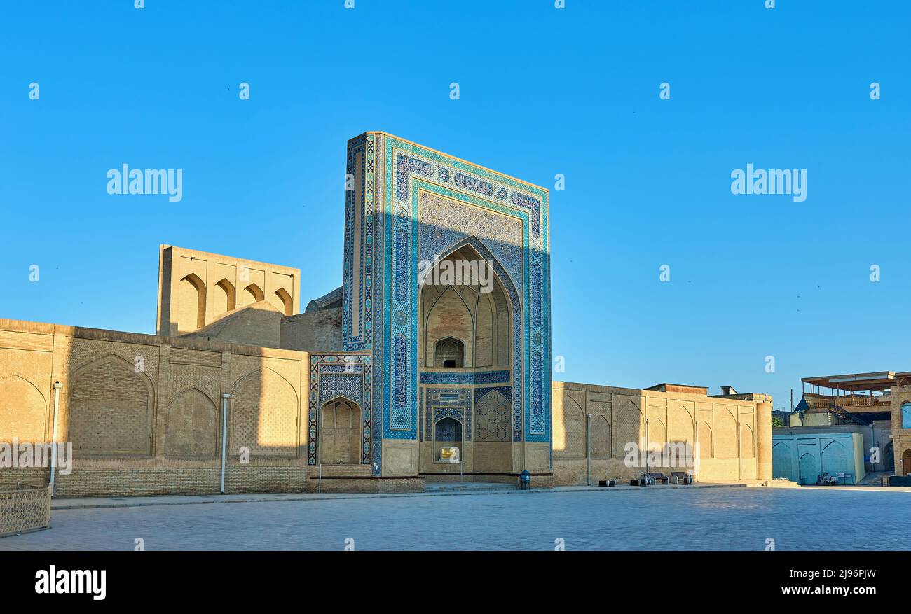 vista del casco antiguo de uzbekistán Foto de stock