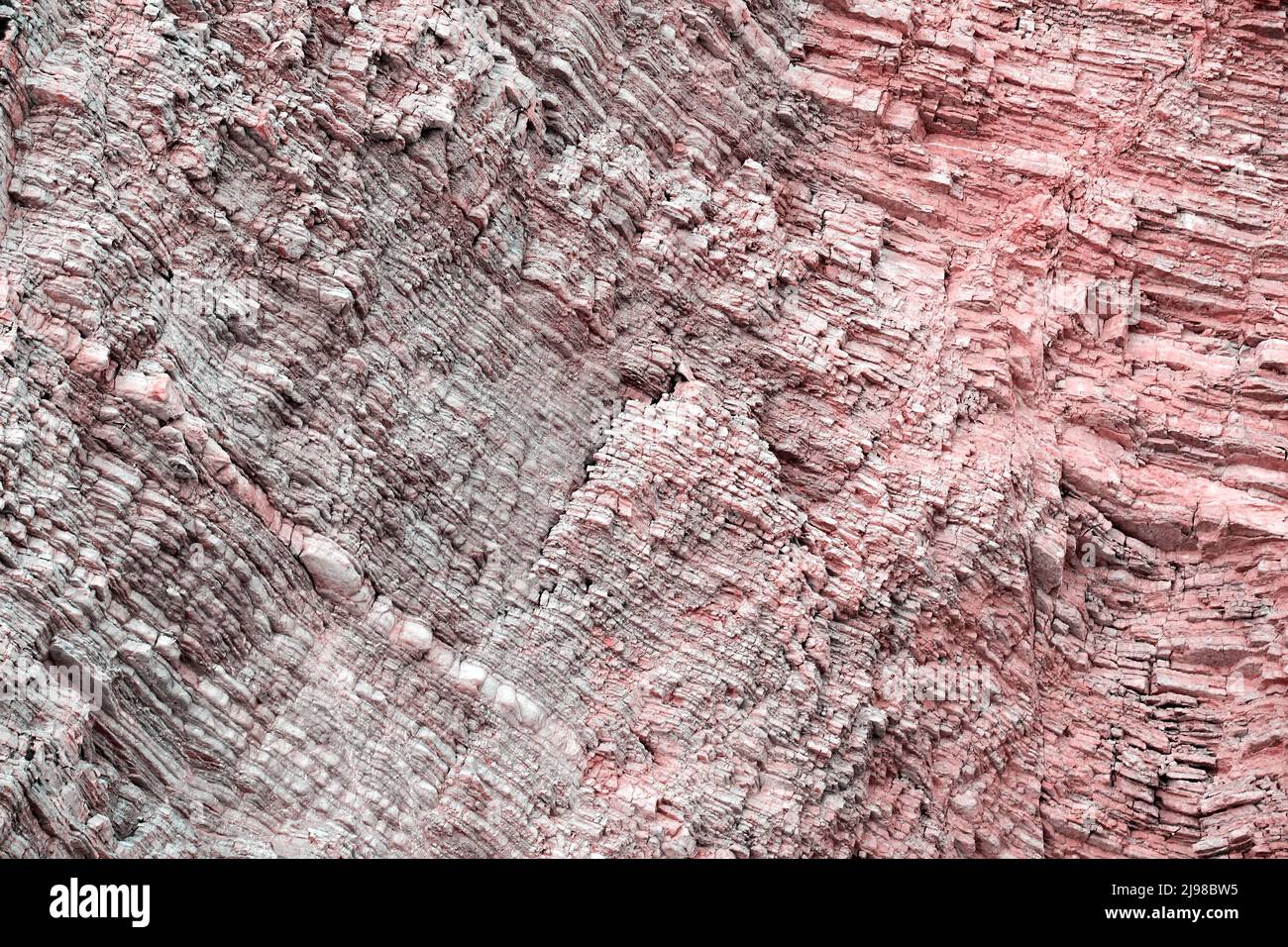 textura de la superficie de corte de montaña rosa. Fondos de naturaleza abstractos Foto de stock