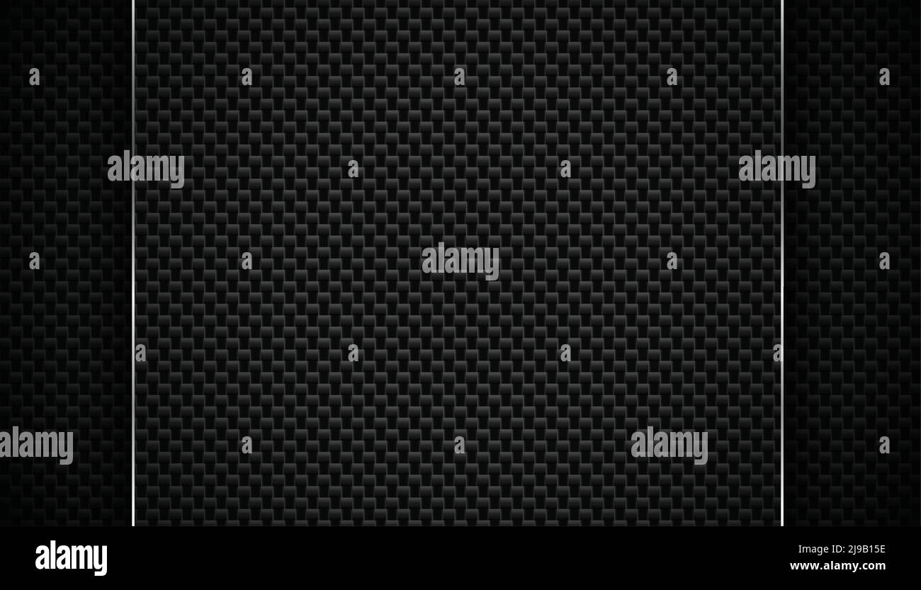 Fondo Negro De Textura De Fibra De Carbono Imagen Vector De Stock Alamy