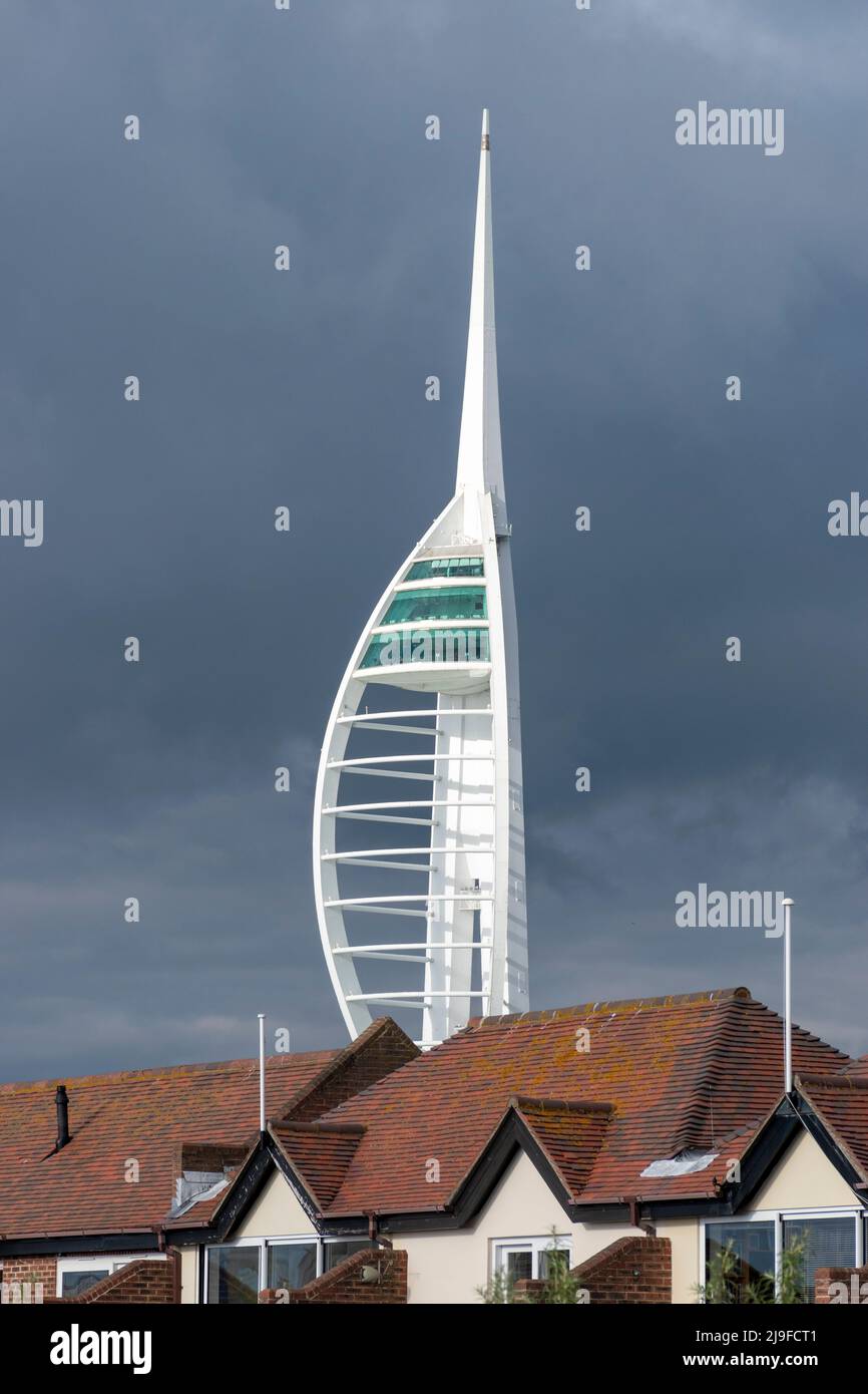 Spinnaker Tower, Portsmouth, Hampshire Reino Unido Foto de stock