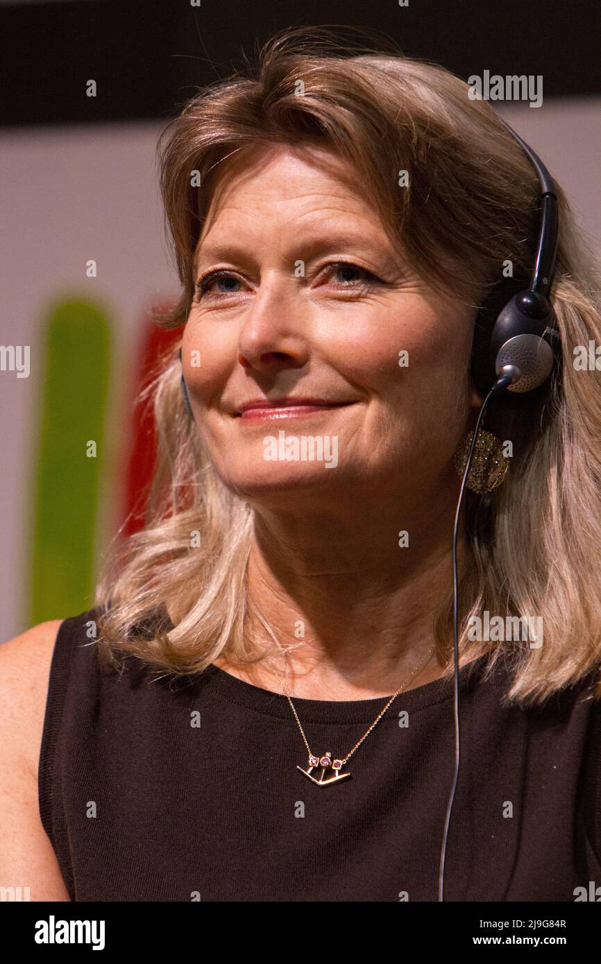 Turín, Italia. 22nd de mayo de 2022. La escritora estadounidense Jennifer Egan es invitada de 2022 Torino Book Fair. Crédito: Marco Destinanis/Alamy Live News Foto de stock