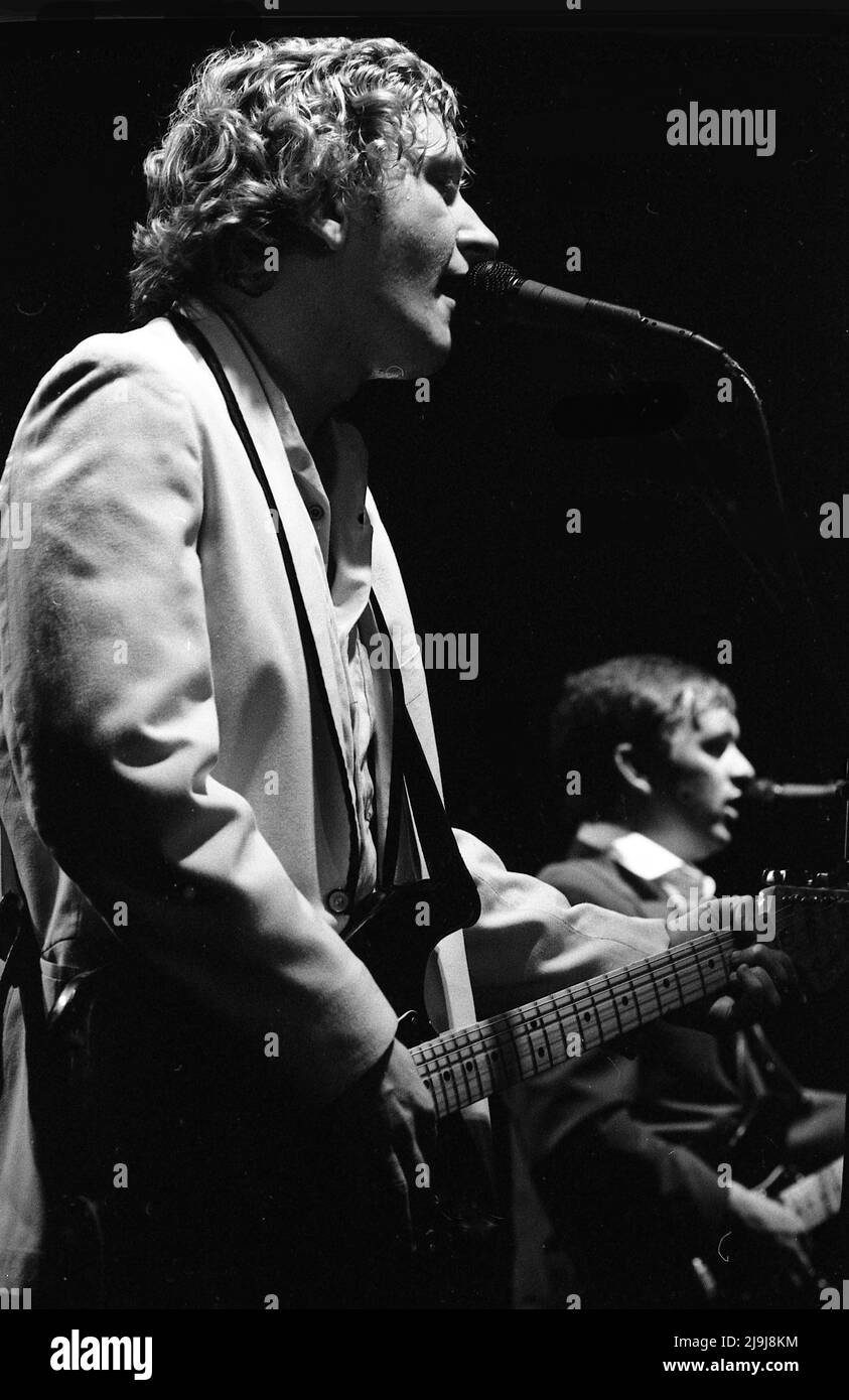 Squeeze en concierto en Los Angeles, CA, 1981 Foto de stock