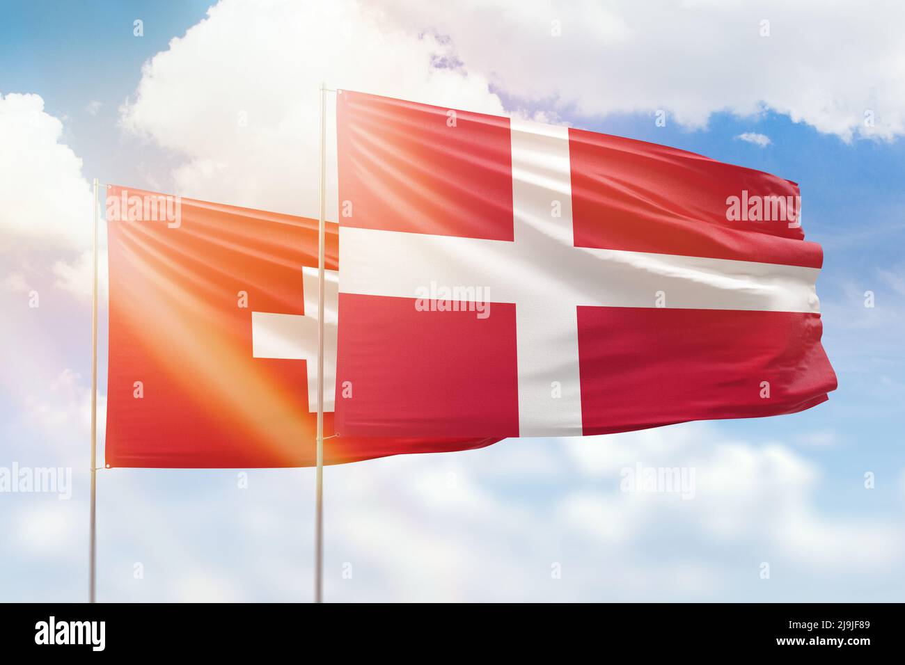 Bandera suiza dinamarca fotografías e imágenes de alta resolución Alamy