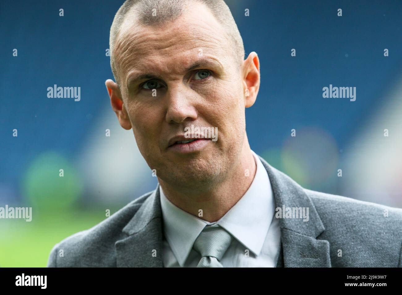 Kenny Miller, entrenador de fútbol profesional escocés y ex jugador con Rangers y Scottish International. Miller es actualmente asistente Foto de stock