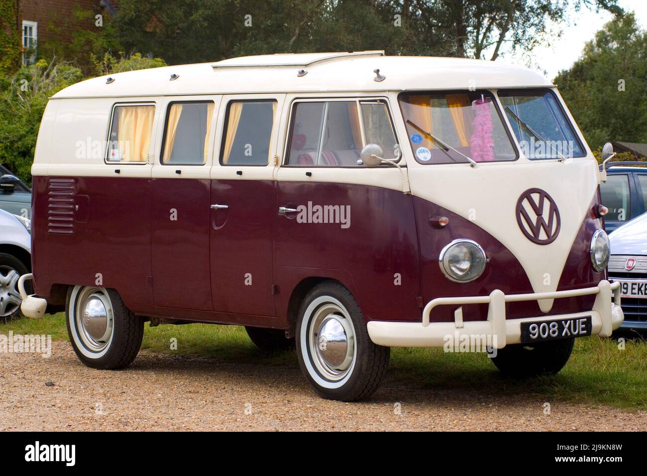 VW Camper, Southwold Foto de stock