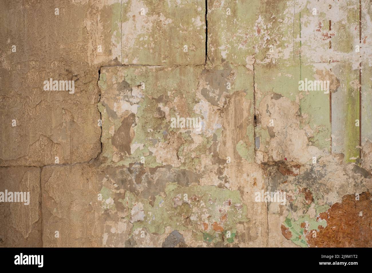 Textura de pared de piedra antigua, fondo de pared vintage Foto de stock
