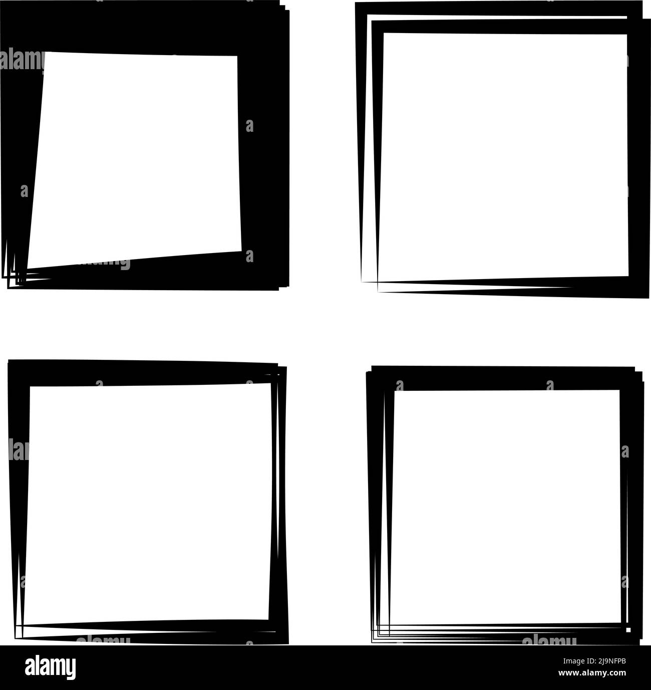 Diseã±o de marco cuadrado Imágenes vectoriales de stock - Alamy