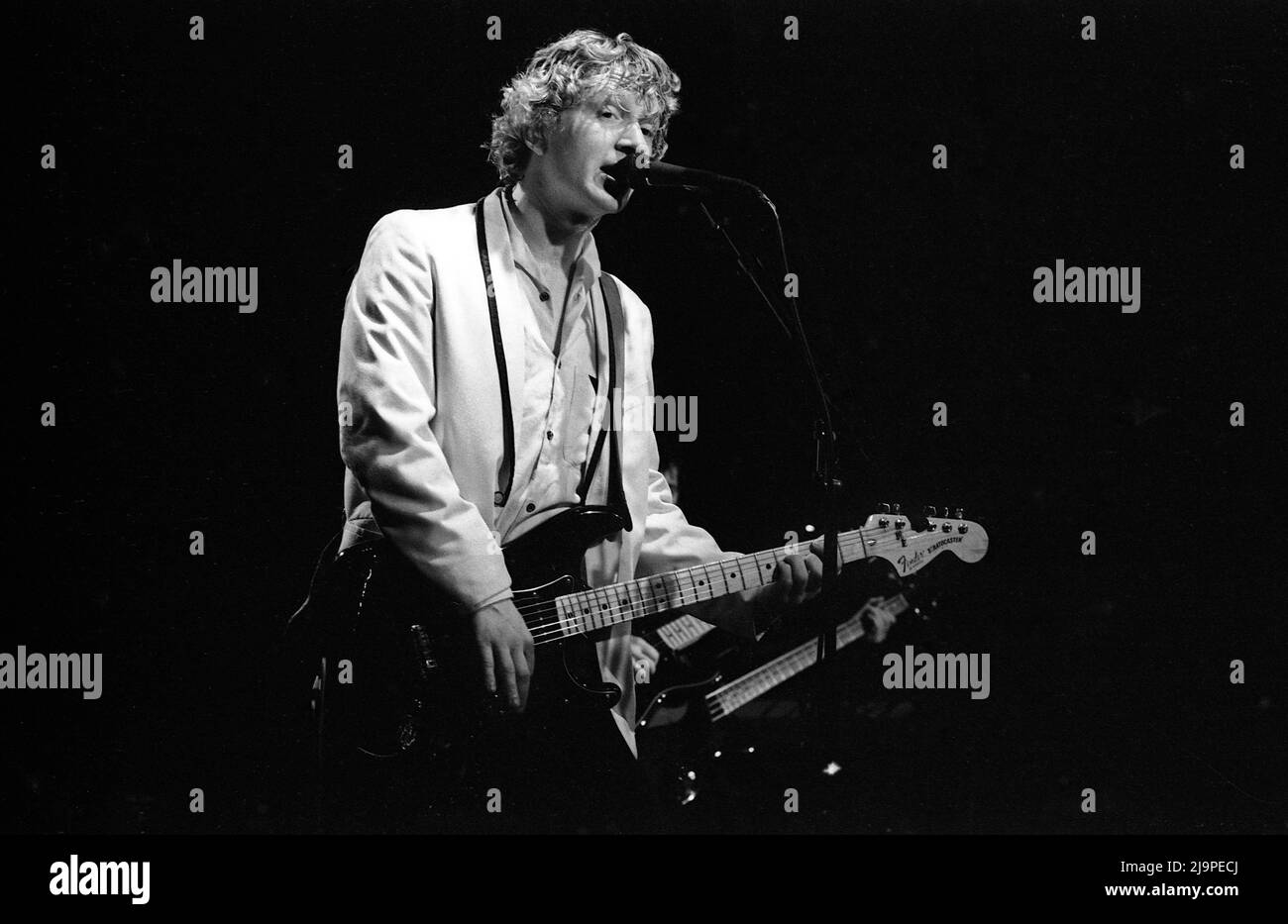 Squeeze en concierto en Los Angeles, CA 1981 Foto de stock