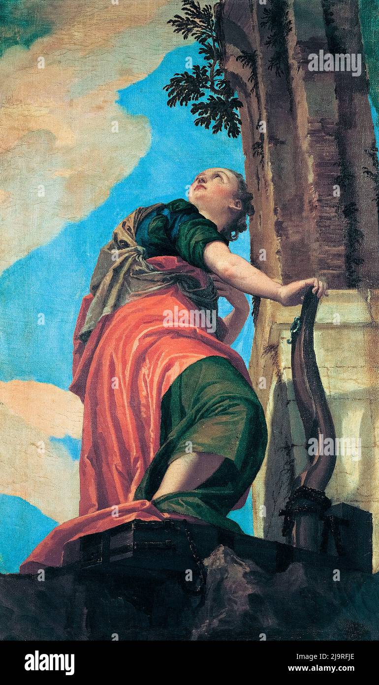 Paolo Veronese, Buen Gobierno, pintura al óleo sobre lienzo, 1551-1552 Foto de stock