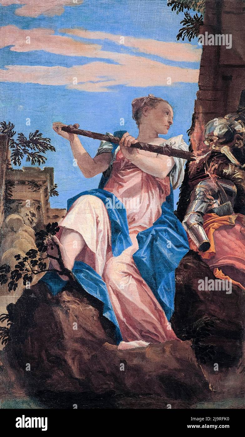 Paolo Veronese, La Paz, pintura al óleo sobre lienzo, 1551-1552 Foto de stock