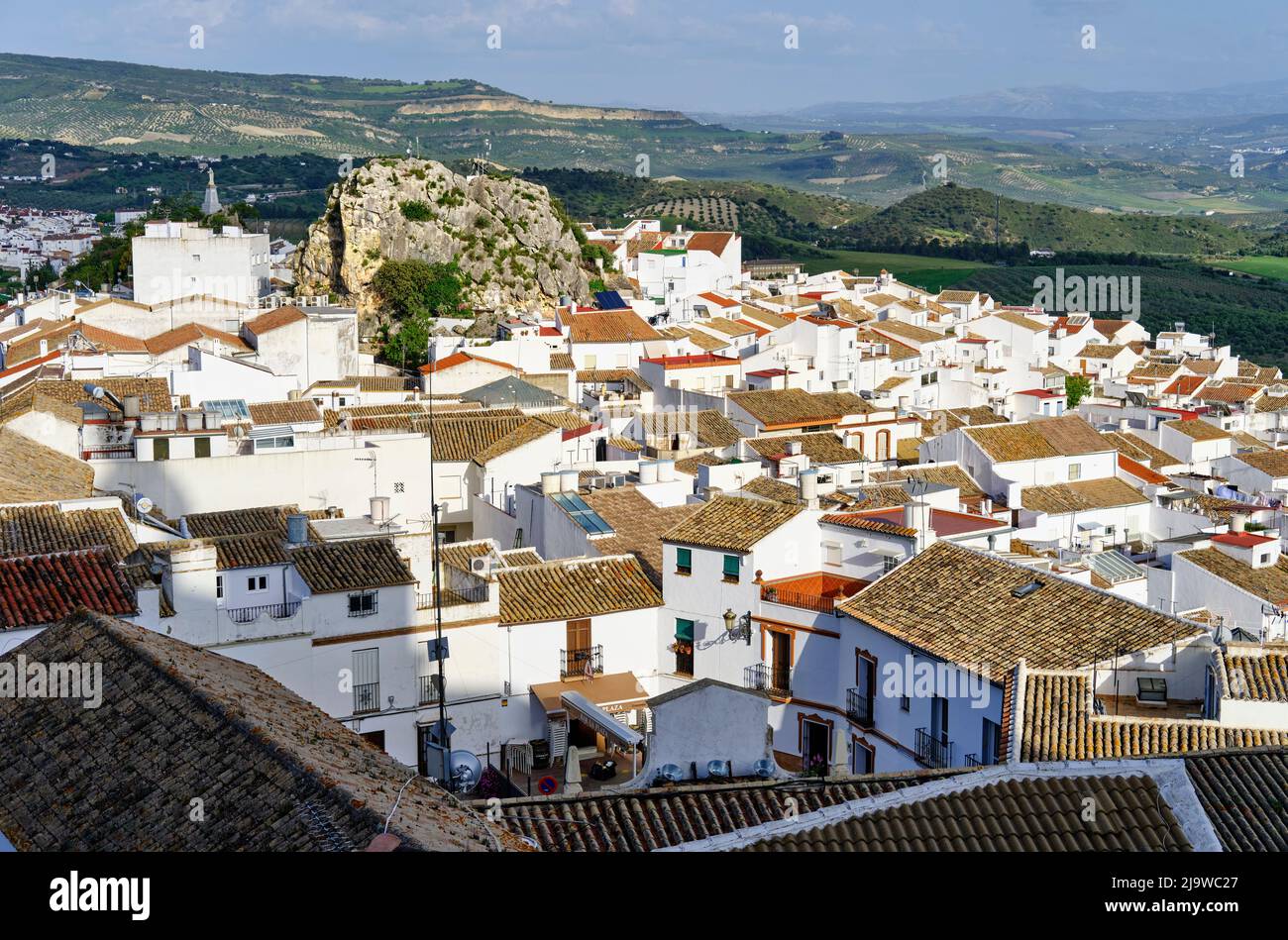 Olvera, Andalucía. España Foto de stock