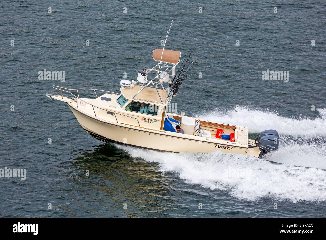 Barco de pesca deportiva, San Diego, California, Estados Unidos Foto de stock