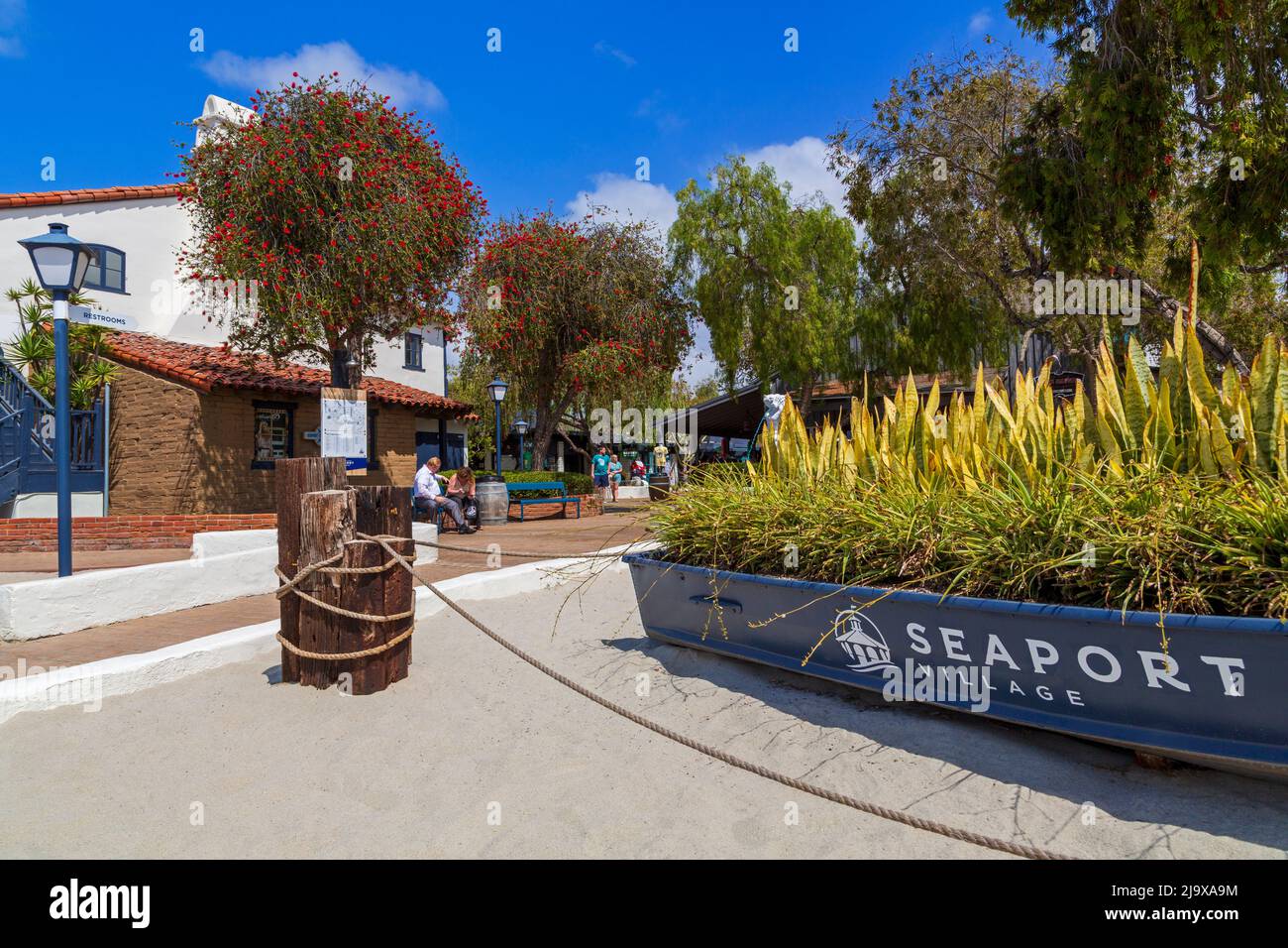 Seaport Village, San Diego, California, Estados Unidos Foto de stock