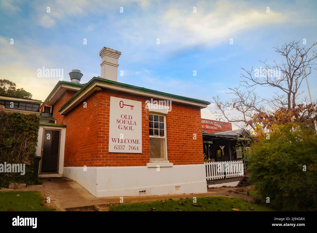 Sofala NSW Australia - 20 de mayo de 2022: El antiguo Museo de la Cárcel, en la histórica ciudad minera de Sofala Foto de stock