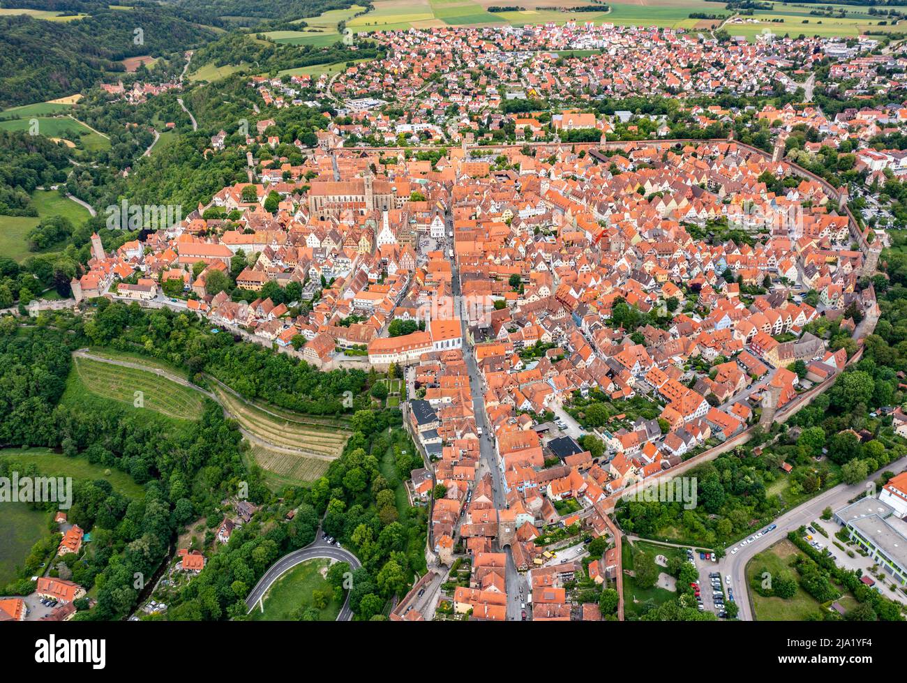 Rothenburg ob der Tauber, Alemania Foto de stock