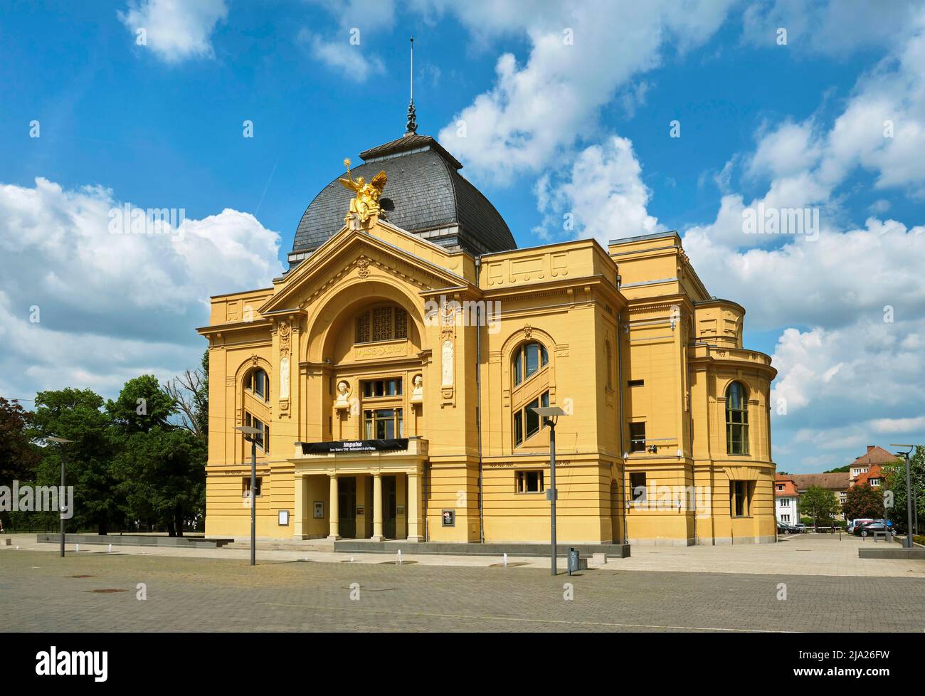 Teatro Gera, Grosses Haus, Gera, Turingia, Alemania Foto de stock