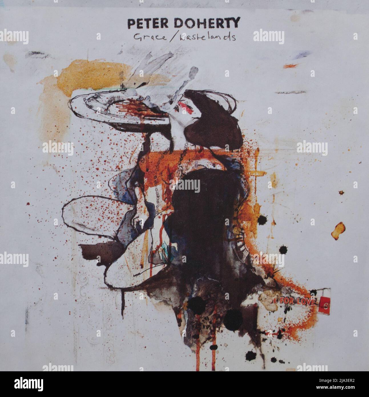 El álbum de cd Cover To, Grace/Wastelands de Peter Doherty Foto de stock