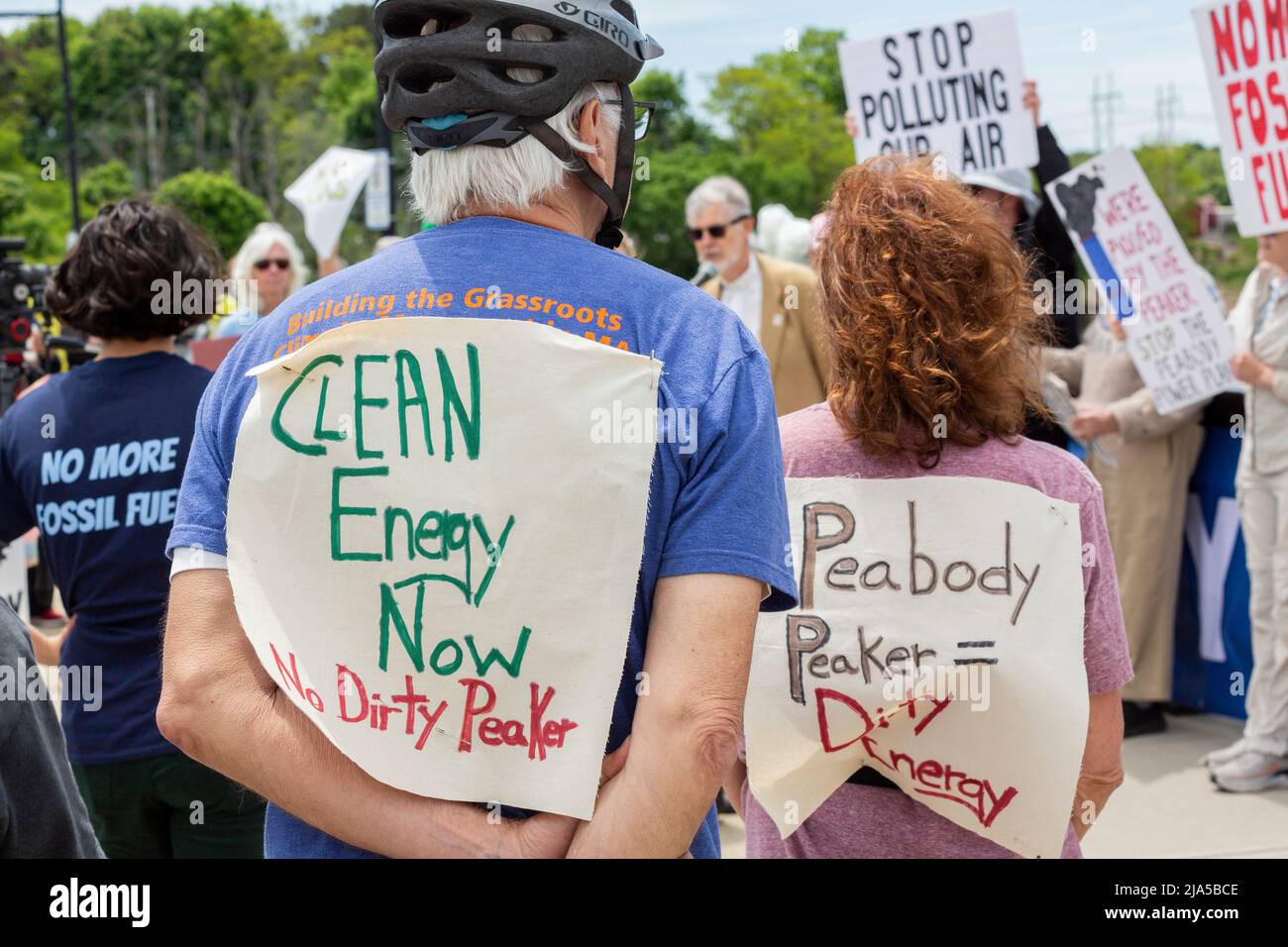 26 de mayo de 2022. Danvers, MA. Residentes y defensores de Breathe