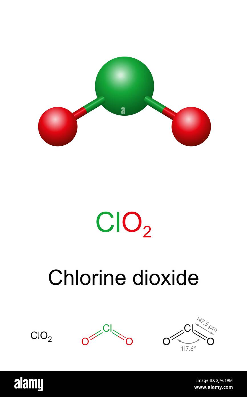 Molécula de dióxido de cloro fotografías e imágenes de alta resolución -  Alamy